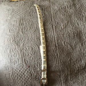 Dog collar silver